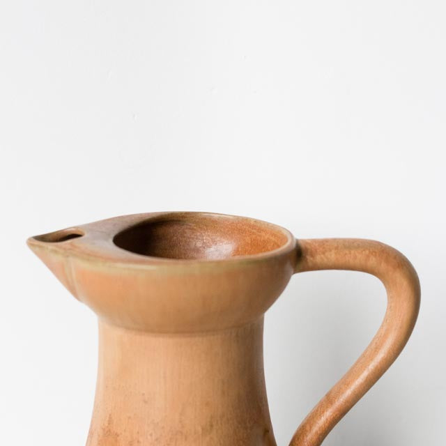 Numbered RhodaCeram Stoneware Pitcher - elsie green