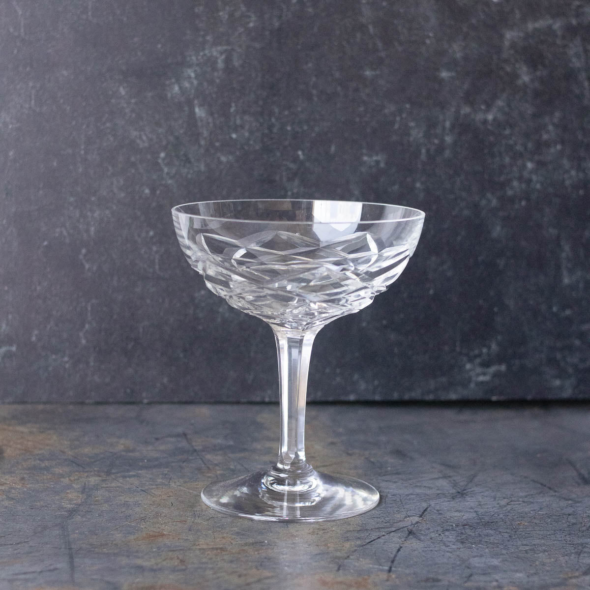 5x Cut Crystal CHAMPAGNE FLUTES