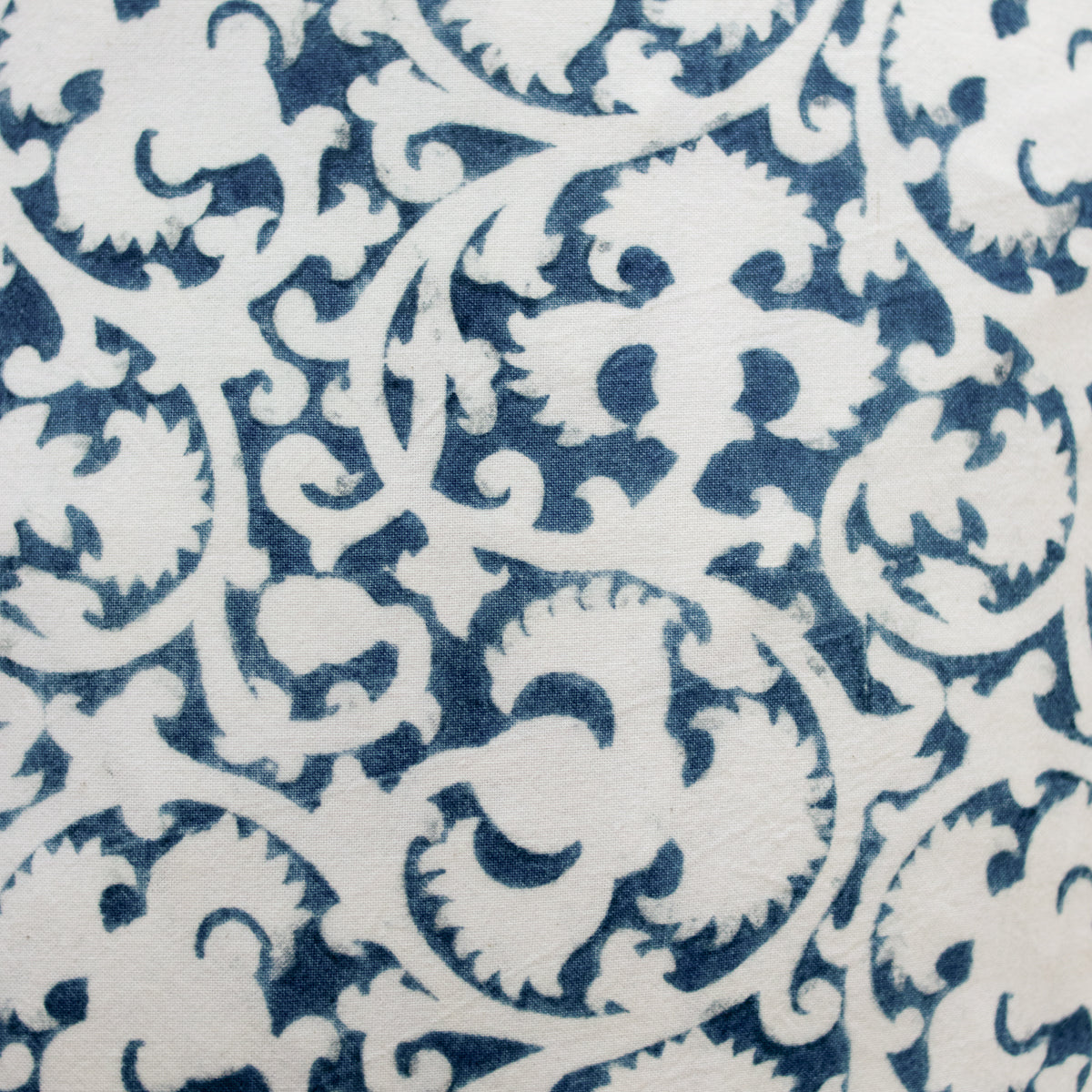 Limited Edition Block Print Pillow Cover | Ingrid Indigo - elsie green