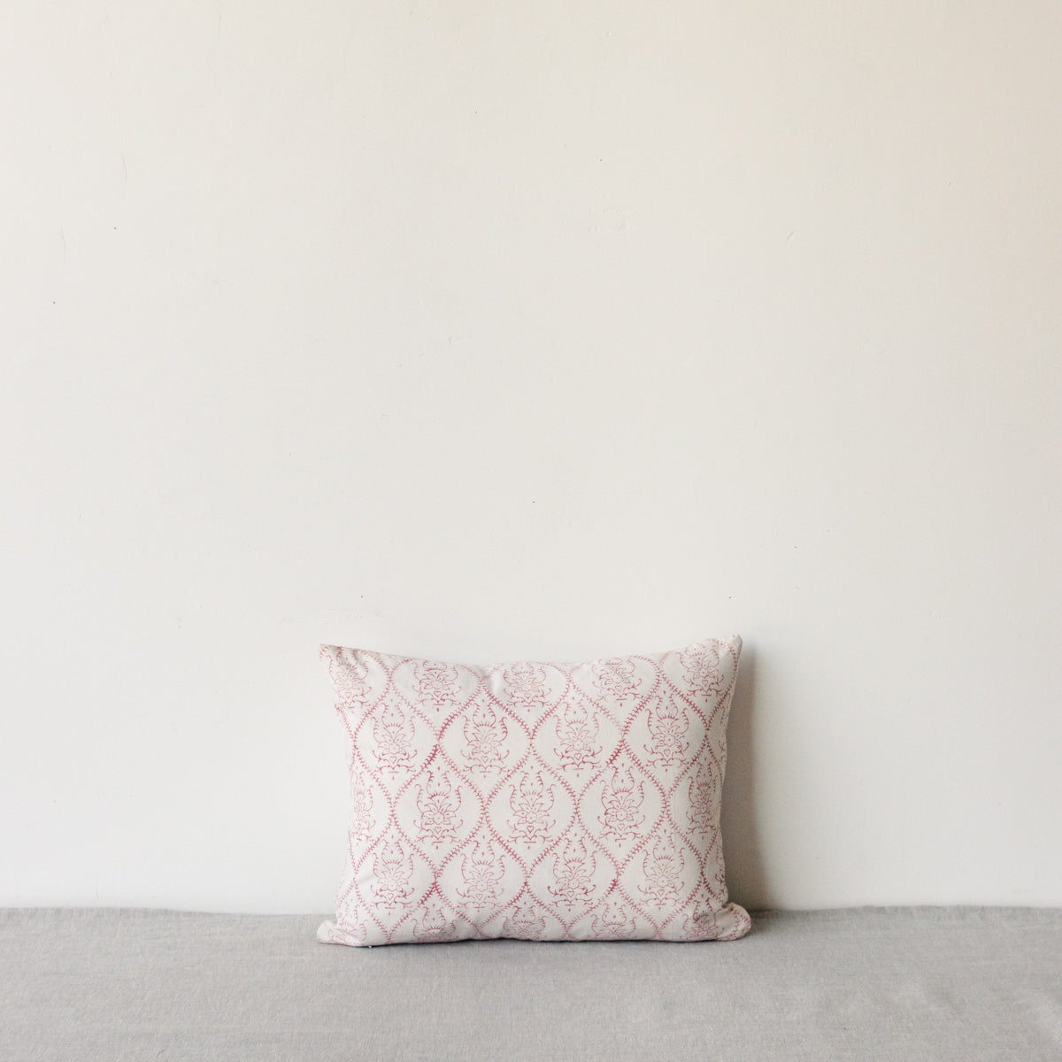 Limited Edition Block Print Pillow Cover | Viviane Red - elsie green