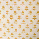Limited Edition Block Print Pillow Cover | Juliette Gold Reversing to Viviane Gold - elsie green