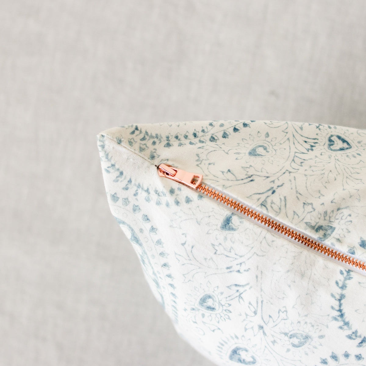 Limited Edition Block Print Pillow Cover | Leonie Indigo - elsie green
