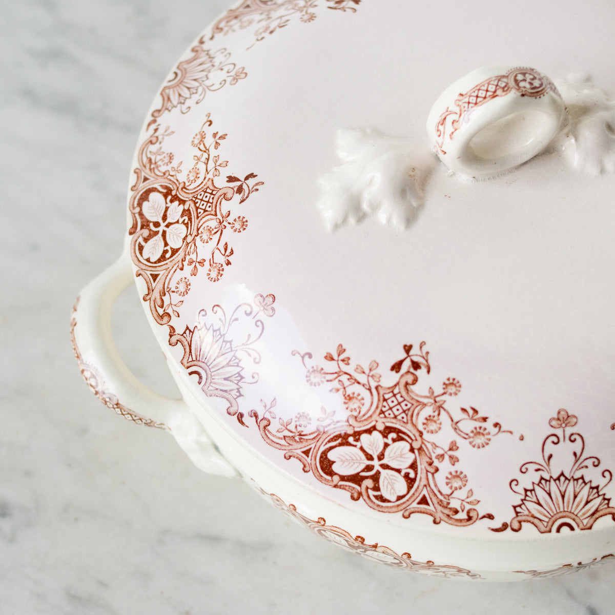 Vintage Transferware Tureen - elsie green