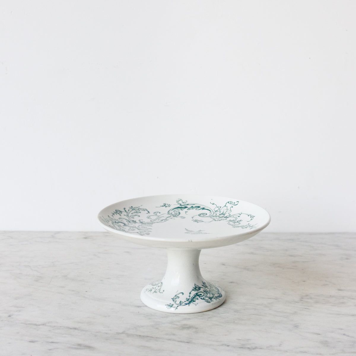 Transferware Pedestal Bowl - elsie green