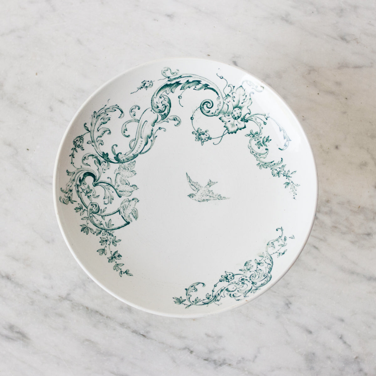 Transferware Pedestal Bowl - elsie green