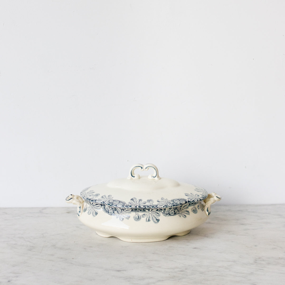Oval Transfeware Tureen - elsie green