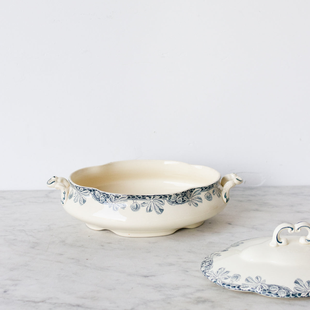 Oval Transfeware Tureen - elsie green