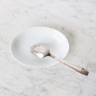 Porcelain Spoon Rest with Silver Spoon - elsie green