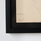 Framed Drawing Man with Clasped Hands | Guy Aubert - elsie green