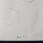 Framed Drawing with Seated Man - elsie green