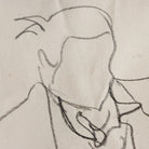 Framed Drawing with Seated Man | Guy Aubert - elsie green