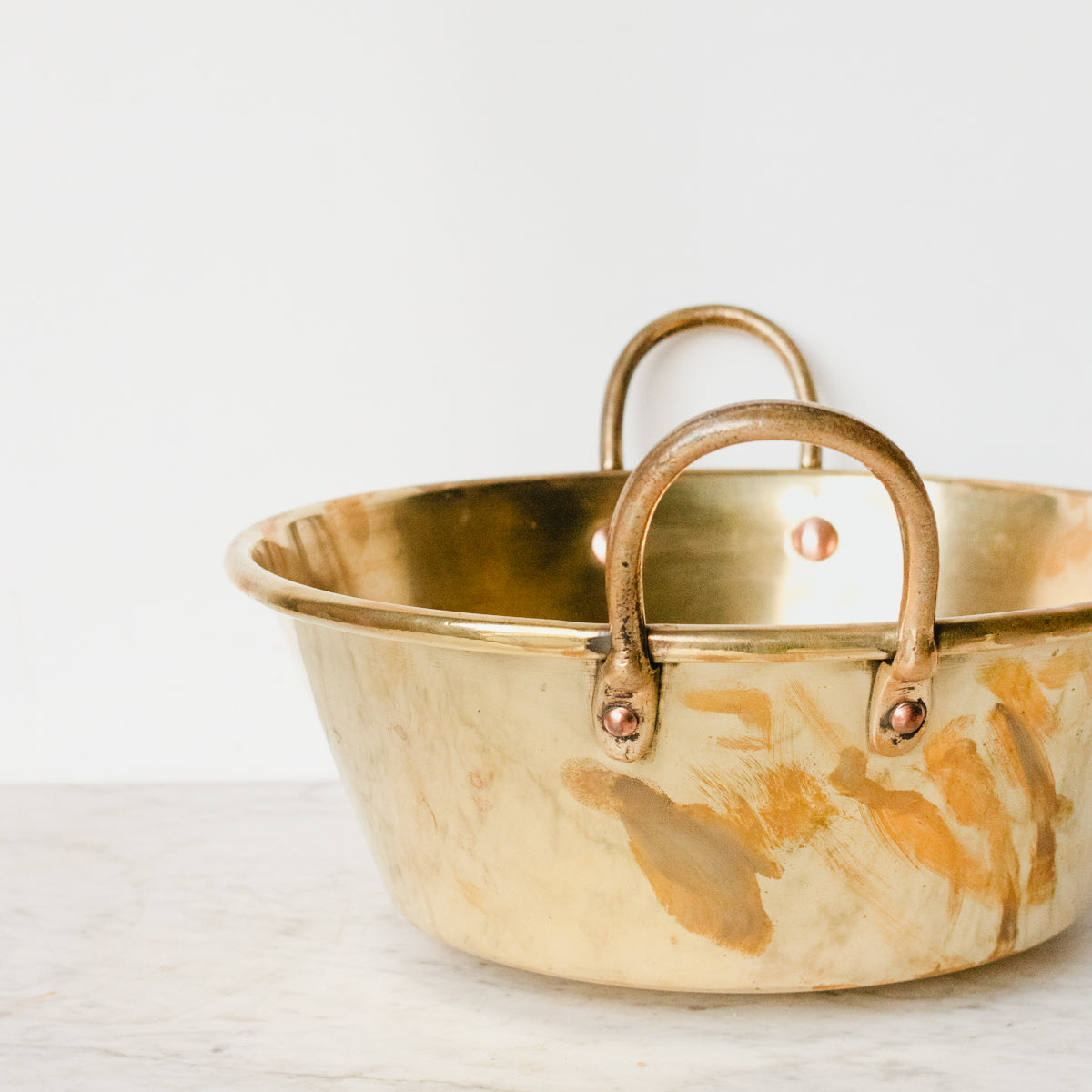 Vintage Copper Mixing Bowl, elsie green