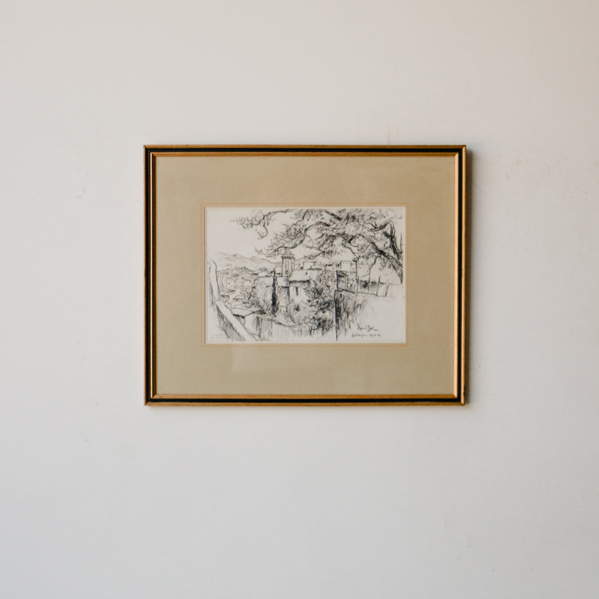 Aubagne Landscape Drawing