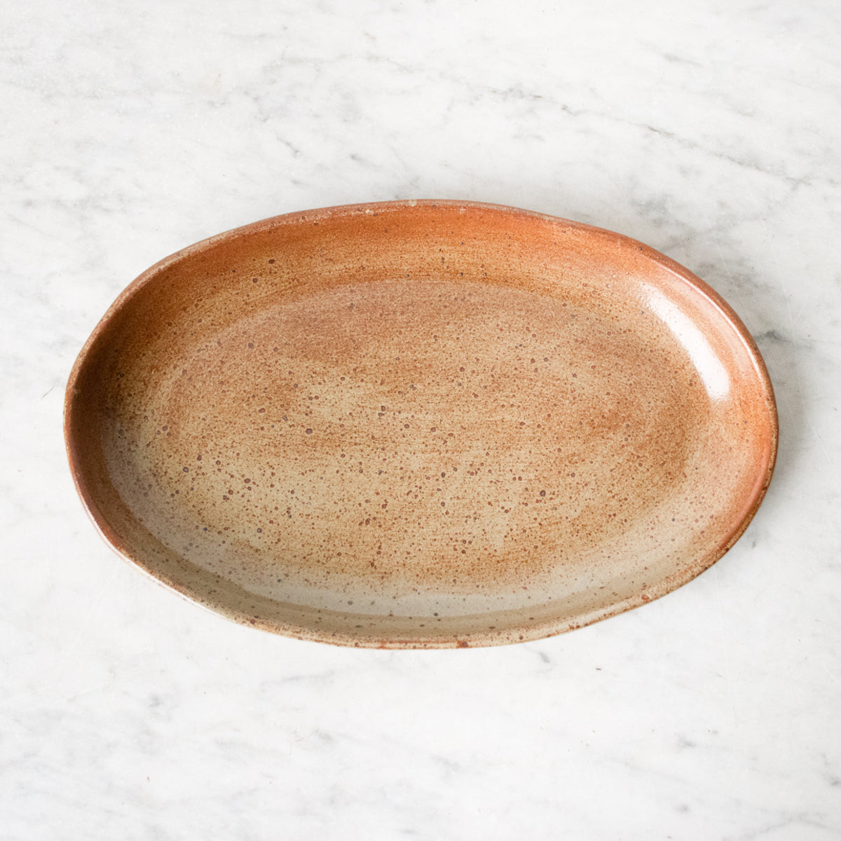 Oval Stoneware Platter - elsie green