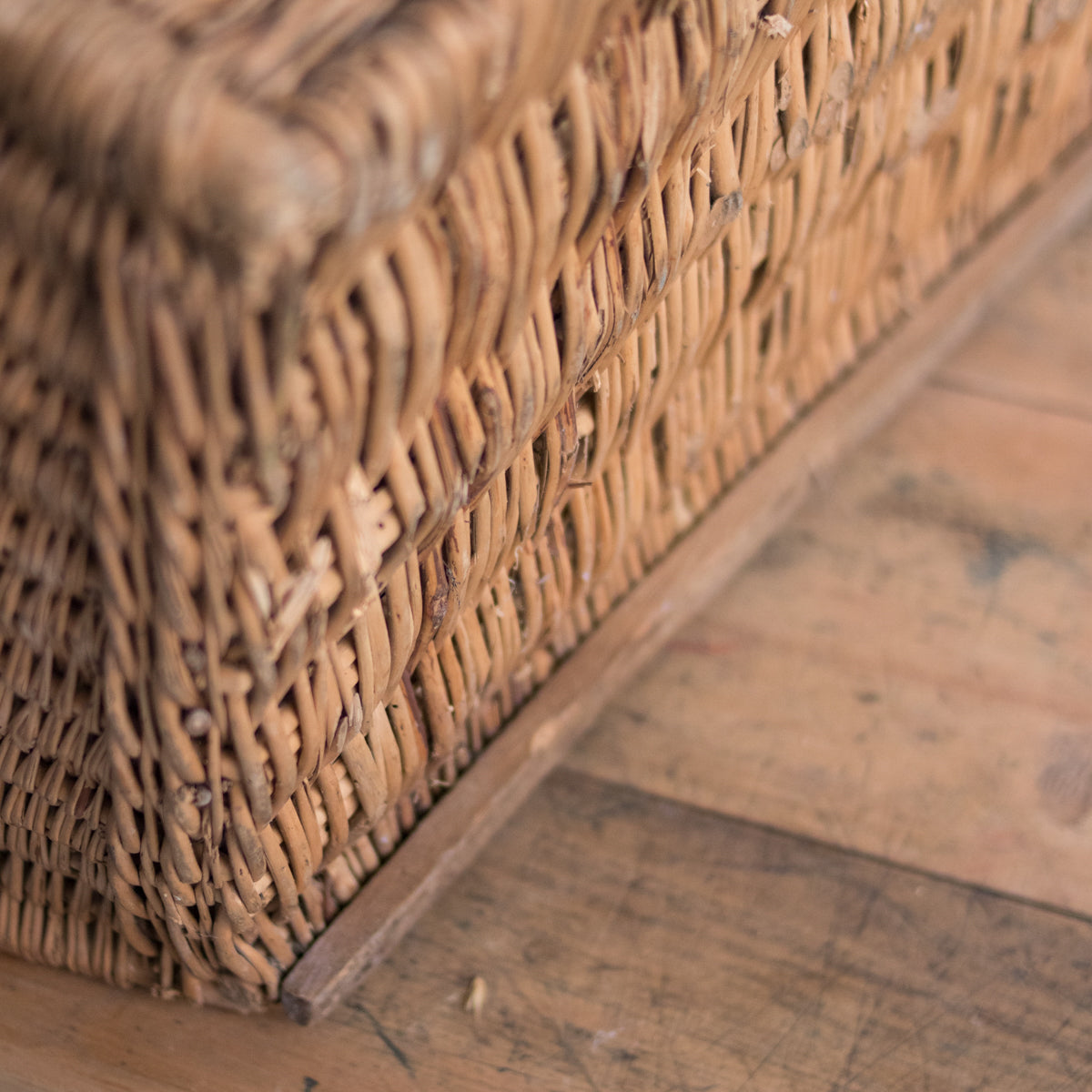 Vintage French Laundry Basket - elsie green