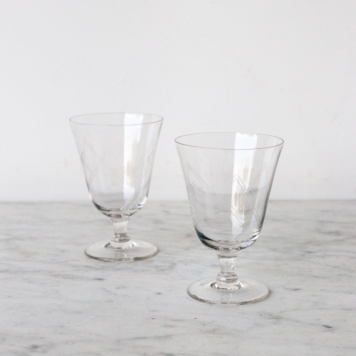 Set of 12 Decorated store Glasses