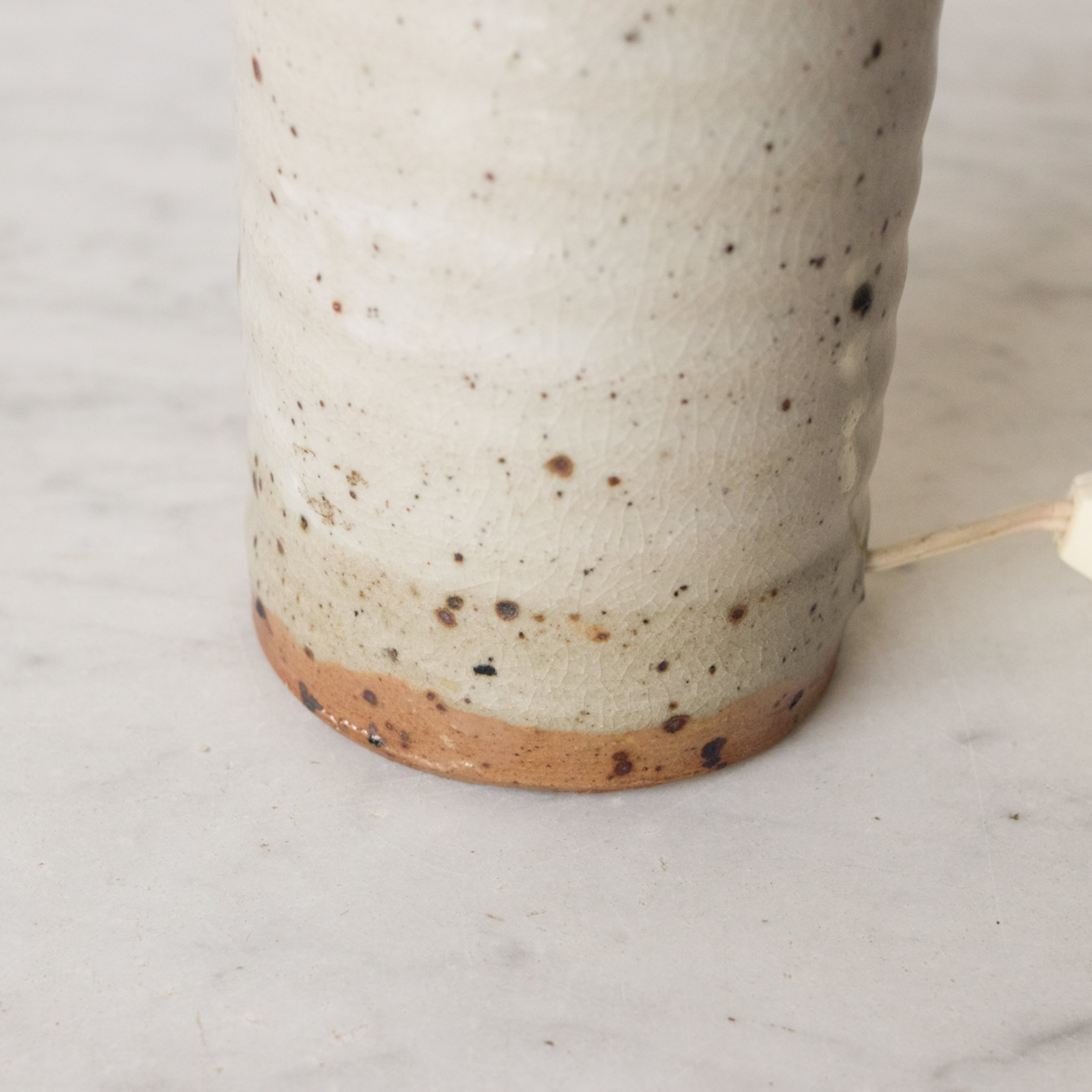 Vintage Stoneware Lamp - elsie green