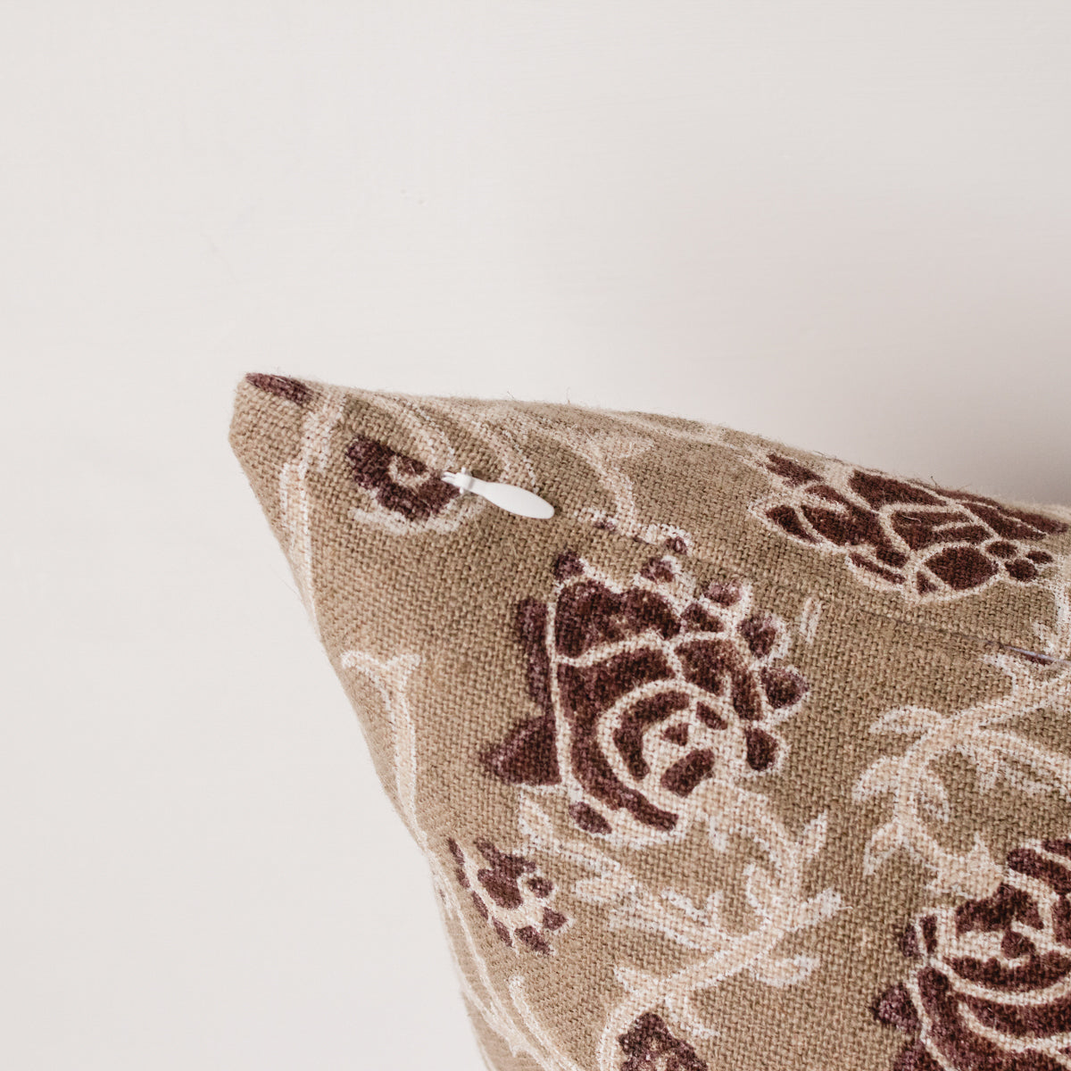 Block Print Pillow Cover | Paros Grey - elsie green