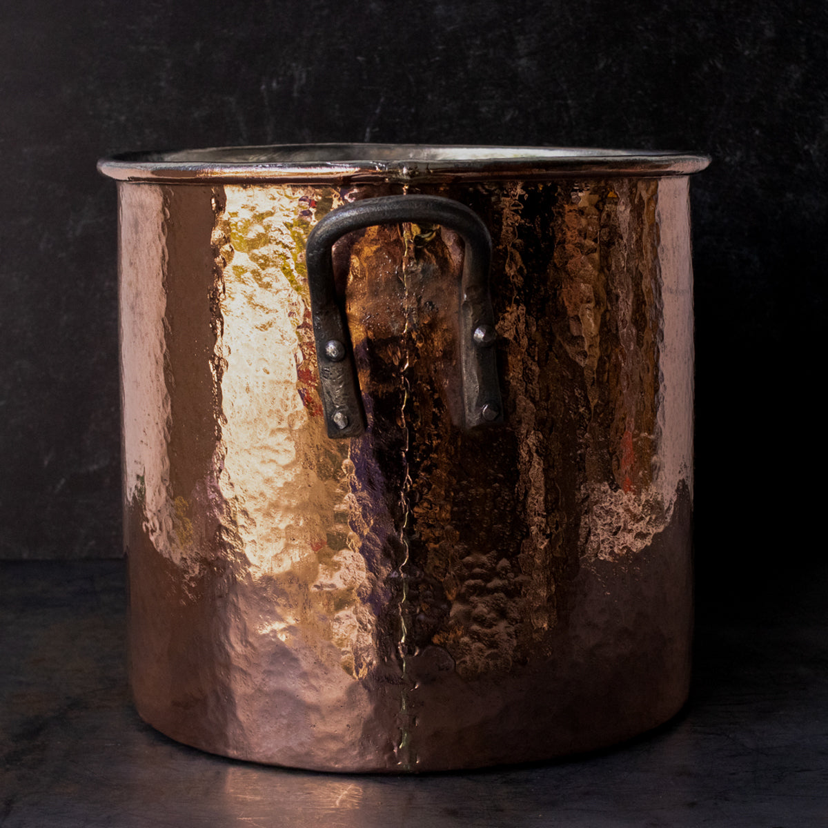 Vintage Copper Jam Pot, elsie green