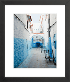 A Chefchaouen Alleyway Printed Photograph - elsie green - Art