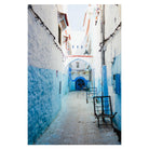 A Chefchaouen Alleyway Printed Photograph - elsie green - Art