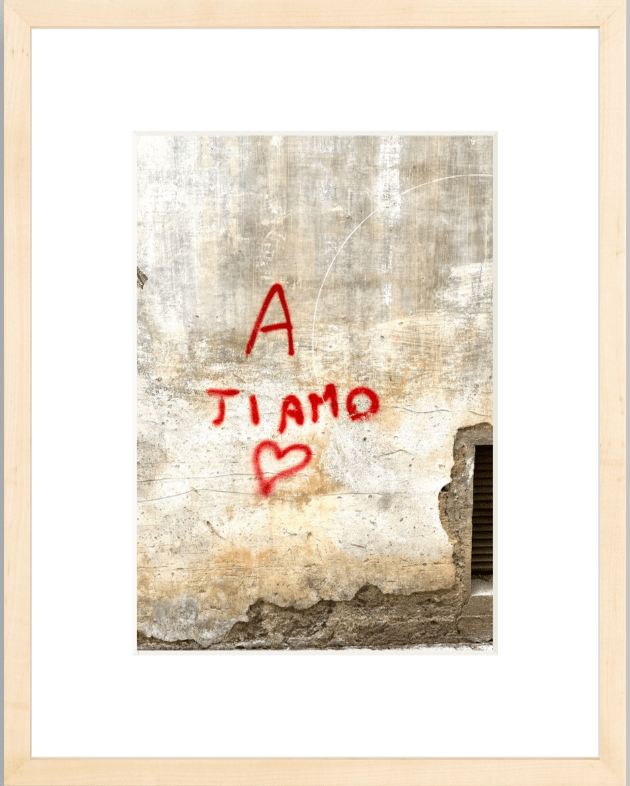 A Ti Amo Printed Photograph - elsie green - Art