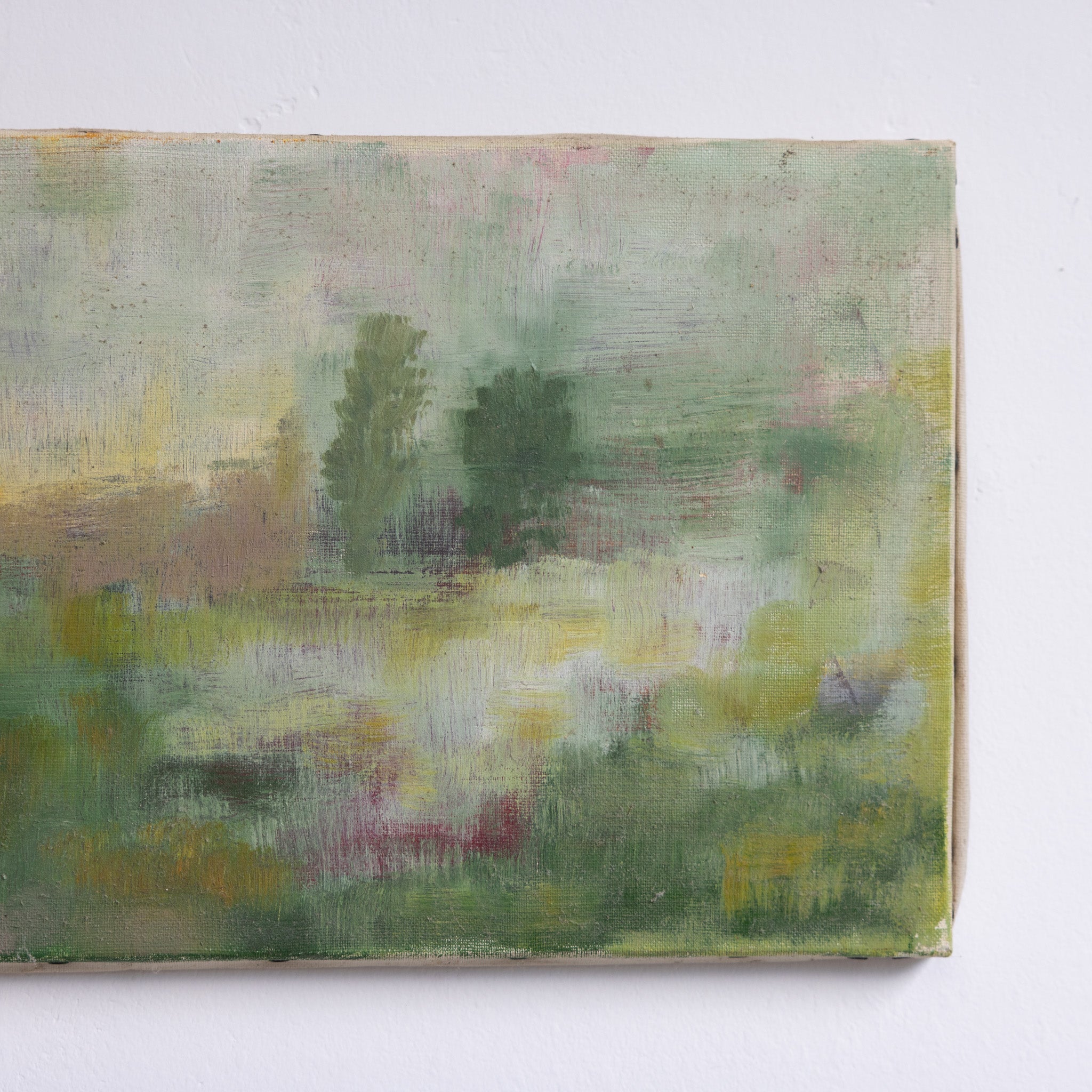 Abstract Landscape Oil Painting - elsie green - Art