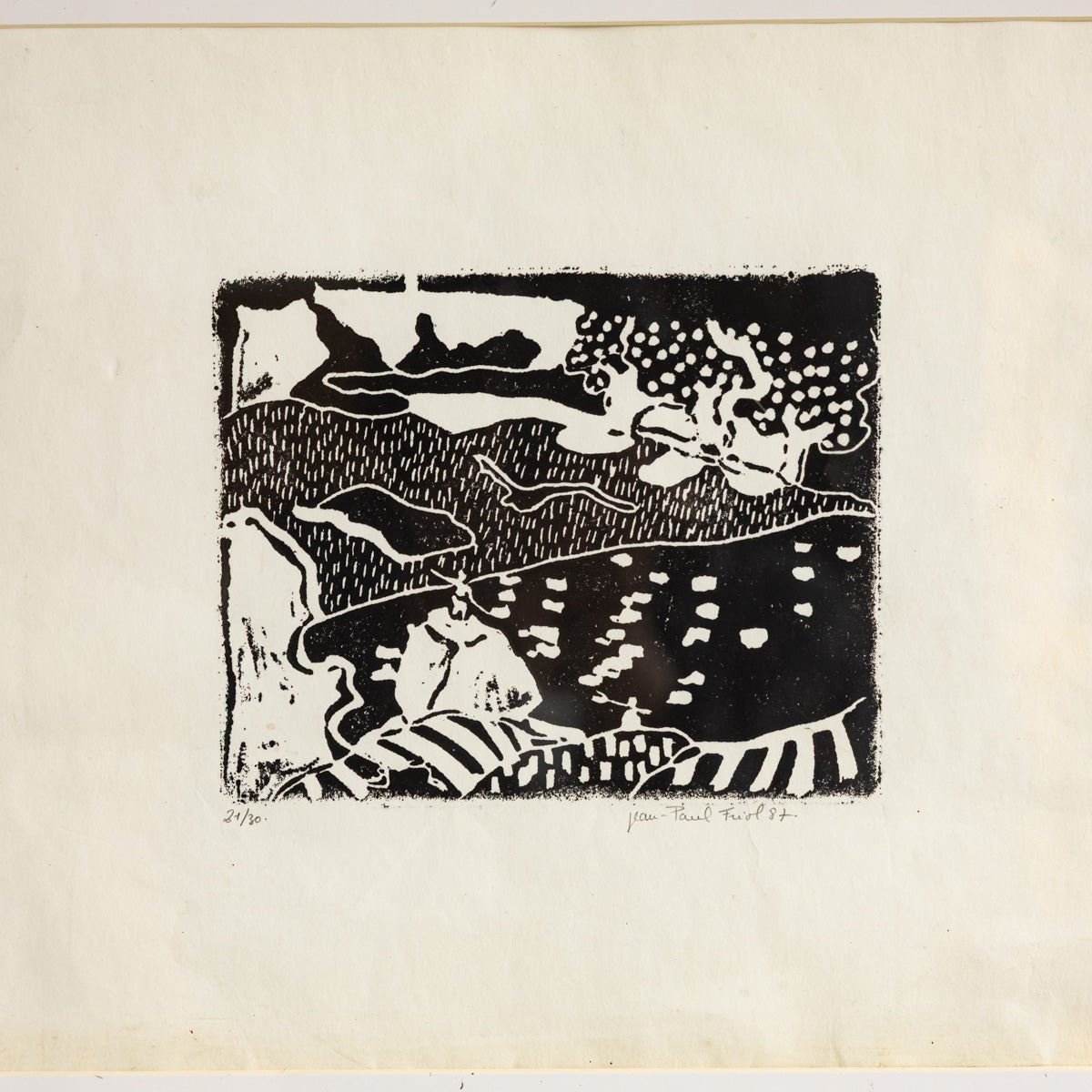Abstract Lithograph | Signed & Numbered - elsie green - art