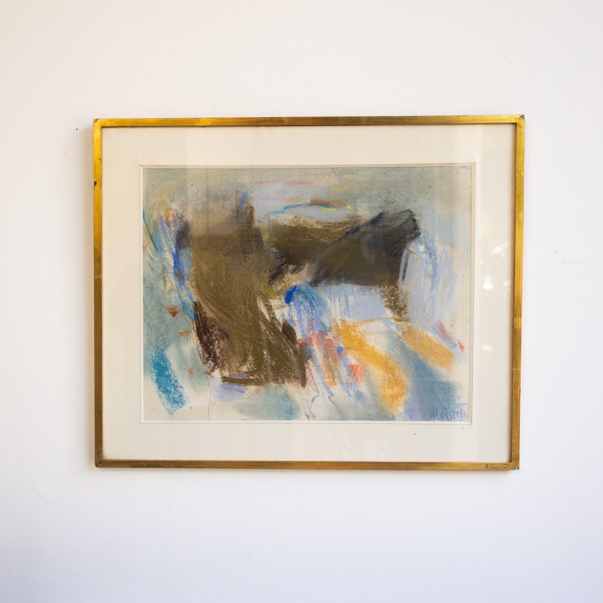 Abstract Pastel Drawing - elsie green - art