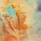 Abstract Portrait Oil Painting - elsie green - art