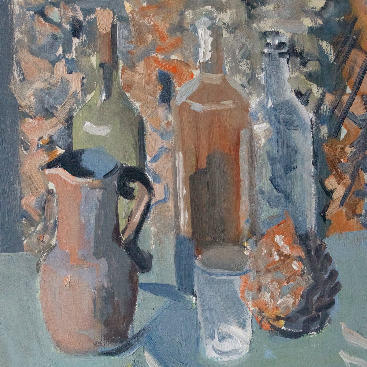 Abstract Still Life Oil Painting - elsie green - art