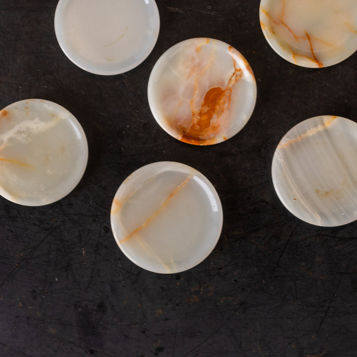 Alabaster Coaster Set of 6 - elsie green - decor