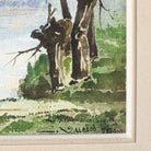 Albigny Quai De Saone Watercolor Painting - elsie green - Art
