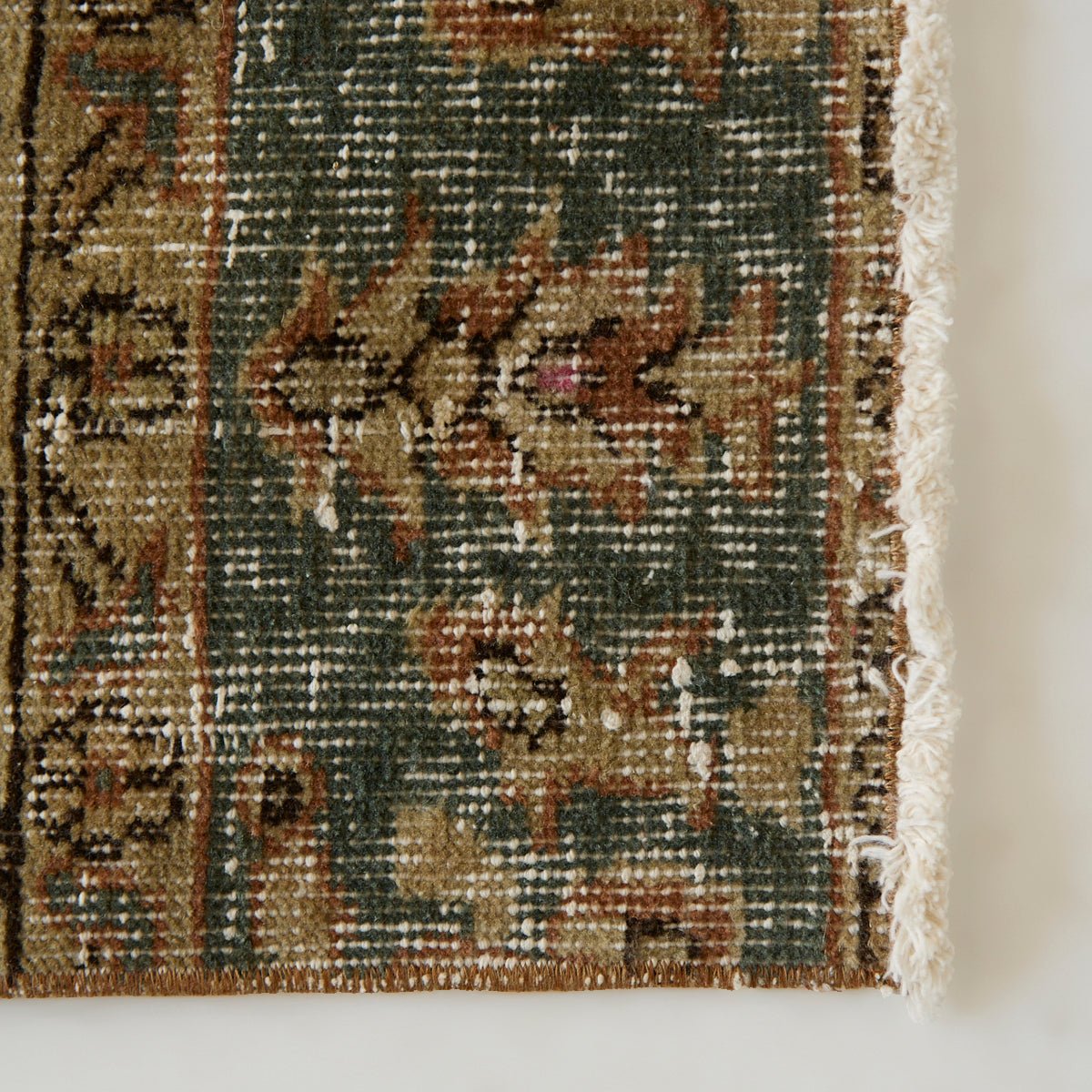Amboise Vintage Rug | 8'9" x 2'x6" - elsie green - textiles