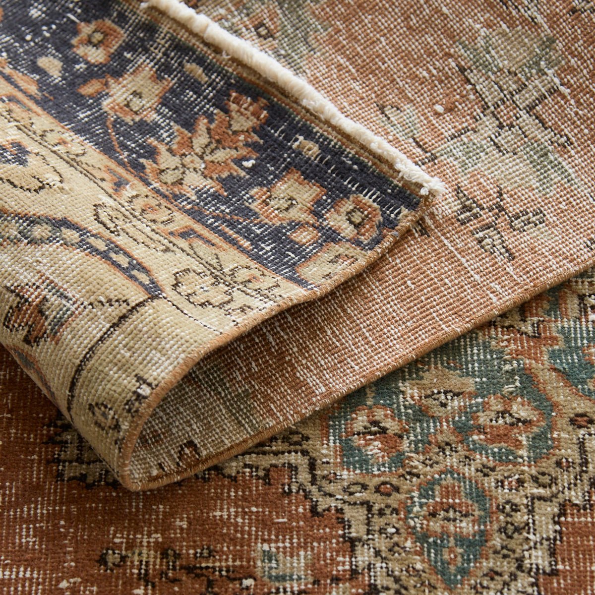 Amboise Vintage Rug | 8'9" x 2'x6" - elsie green - textiles