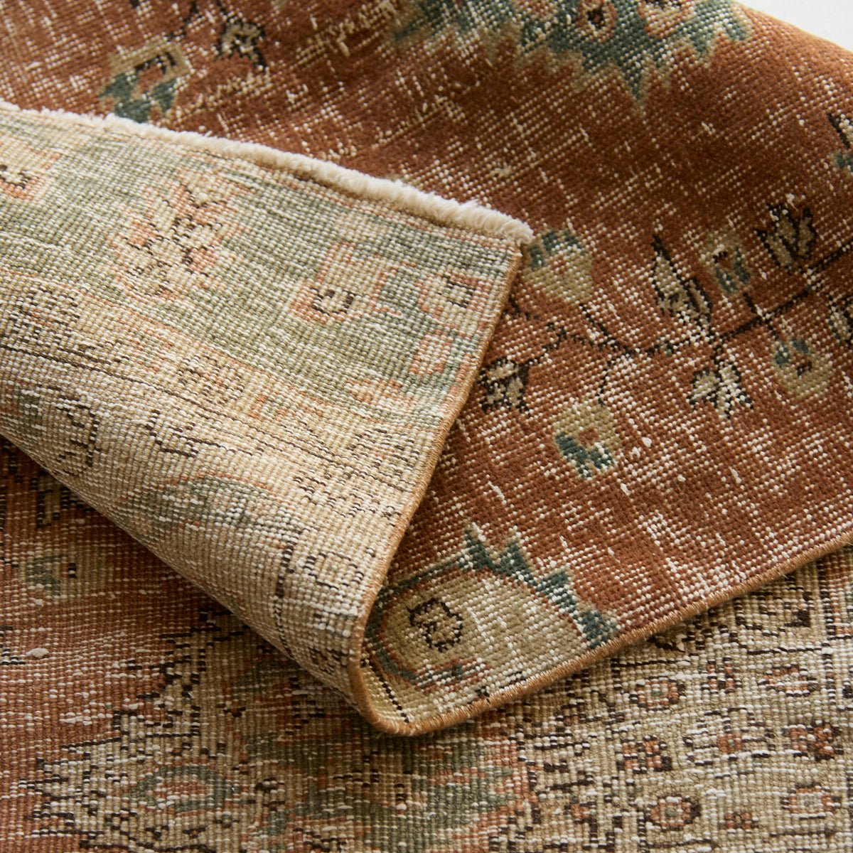 Amboise Vintage Rug | 8'9" x 2'x6" - elsie green - textiles