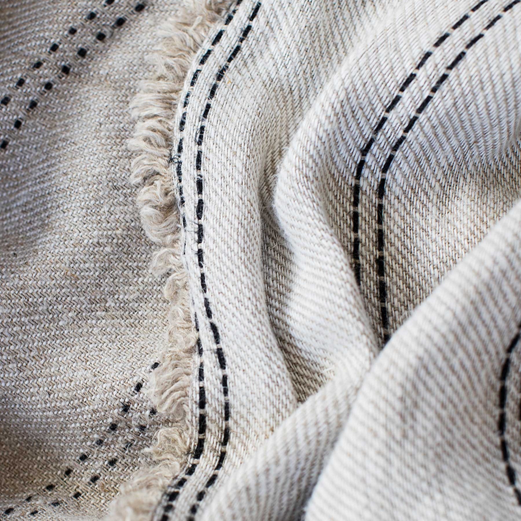 Ana Stripe Throw - elsie green - textiles