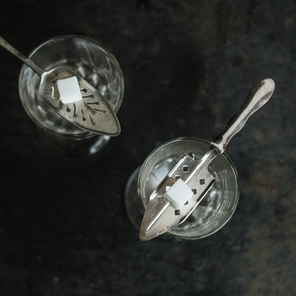 Antique Absinthe Spoon Set Of 4 - elsie green - the french kitchen