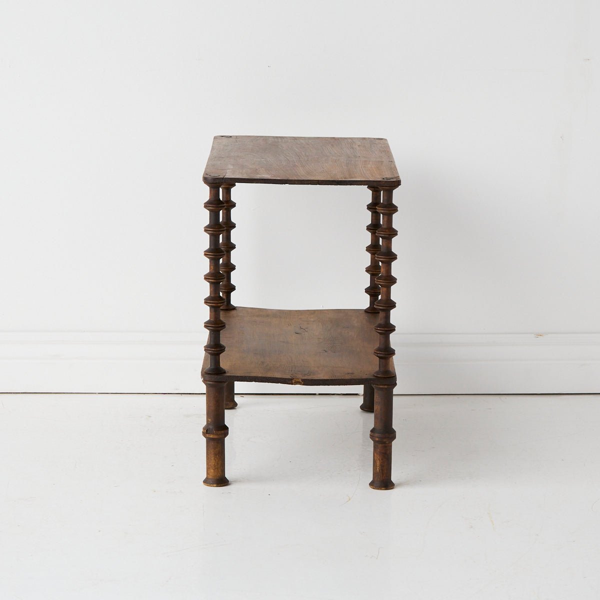 Antique Bobbin Side Table - elsie green - furniture