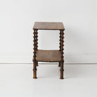 Antique Bobbin Side Table - elsie green - furniture