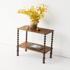 Antique Bobbin Side Table - elsie green - furniture