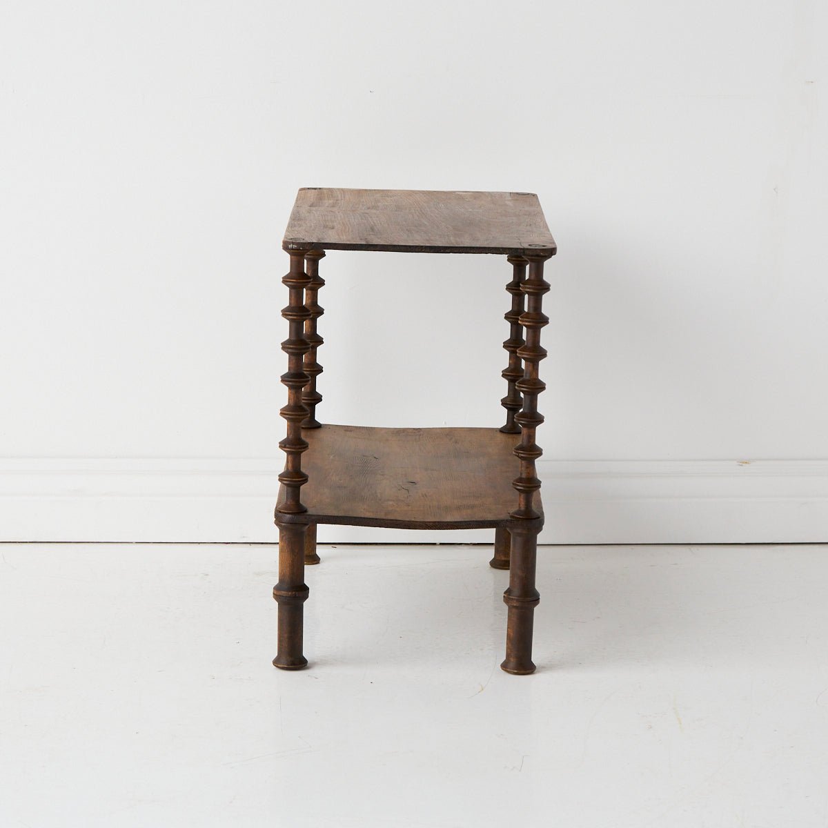 Antique Bobbin Side Table - elsie green - furniture