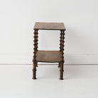 Antique Bobbin Side Table - elsie green - furniture
