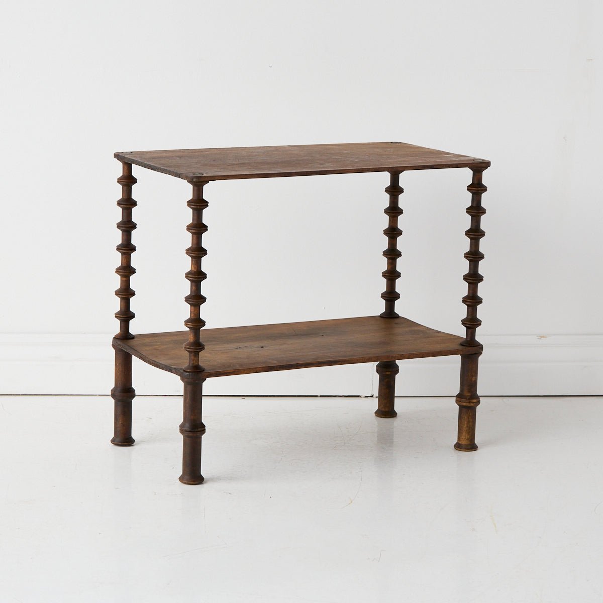 Antique Bobbin Side Table - elsie green - furniture