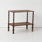 Antique Bobbin Side Table - elsie green - furniture