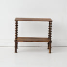Antique Bobbin Side Table - elsie green - furniture