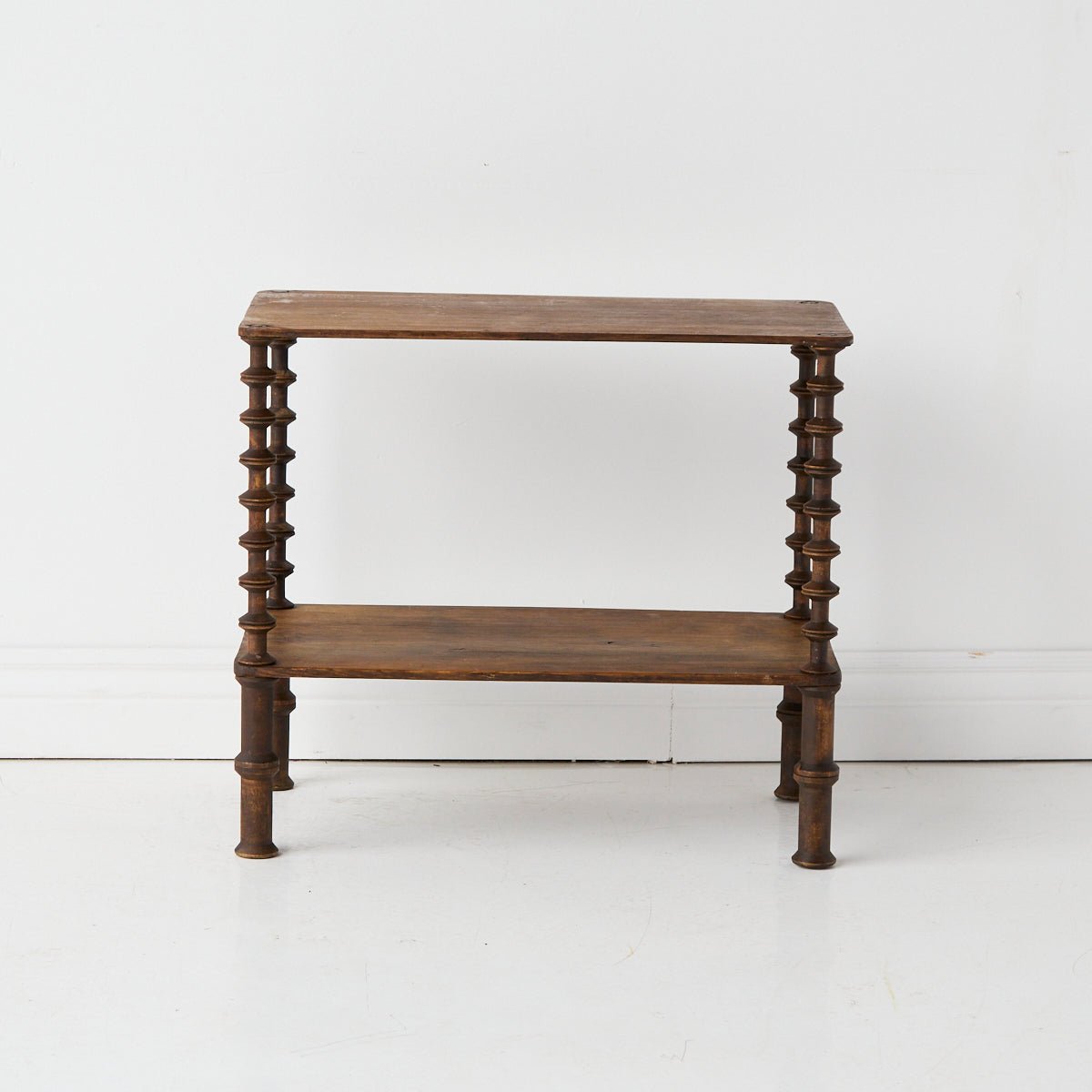 Antique Bobbin Side Table - elsie green - furniture