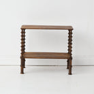 Antique Bobbin Side Table - elsie green - furniture
