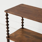 Antique Bobbin Side Table - elsie green - furniture