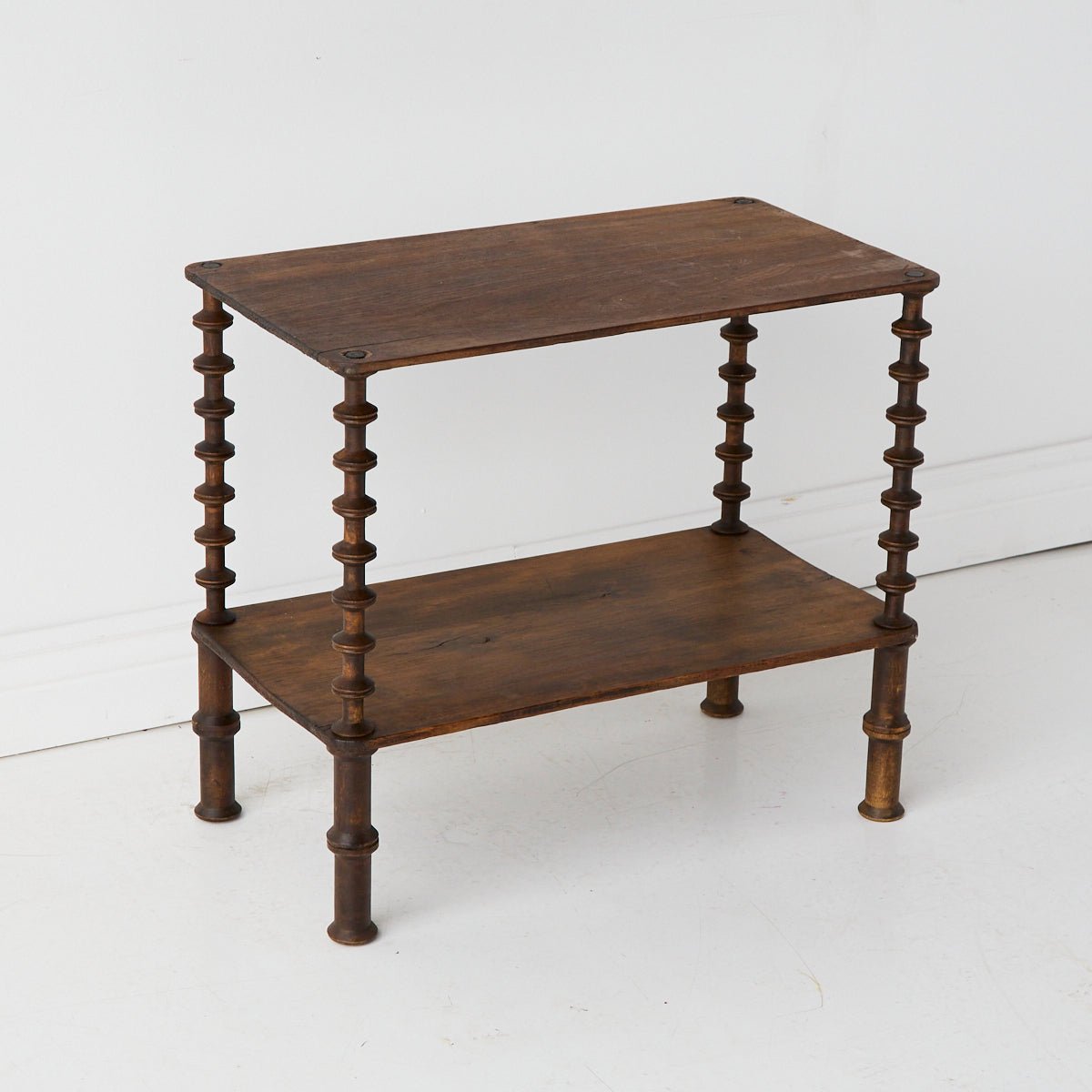 Antique Bobbin Side Table - elsie green - furniture